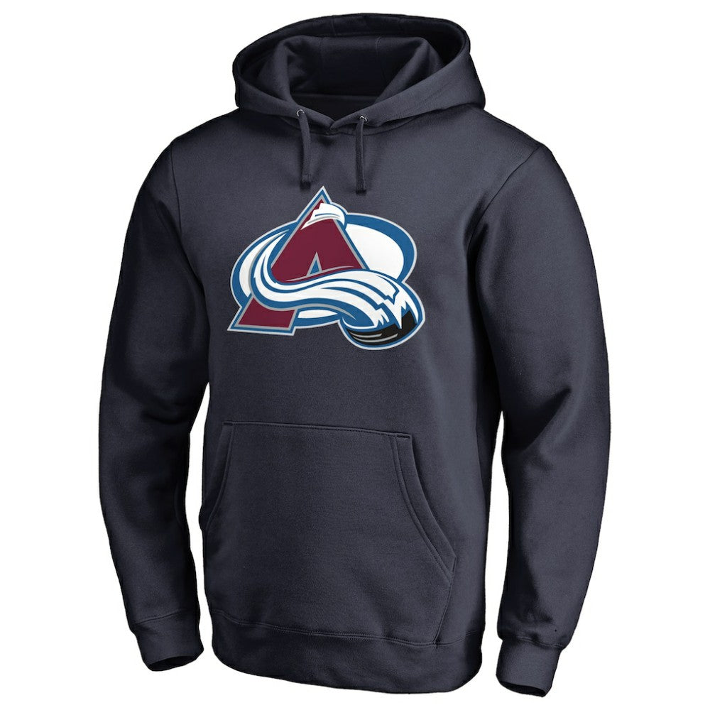 Nathan MacKinnon Colorado Avalanche Backer Name & Number Pullover Hoodie - Navy - NHL 2975524