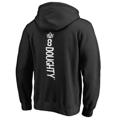 Drew Doughty Los Angeles Kings Backer Name & Number Pullover Hoodie - Black - NHL 2975529