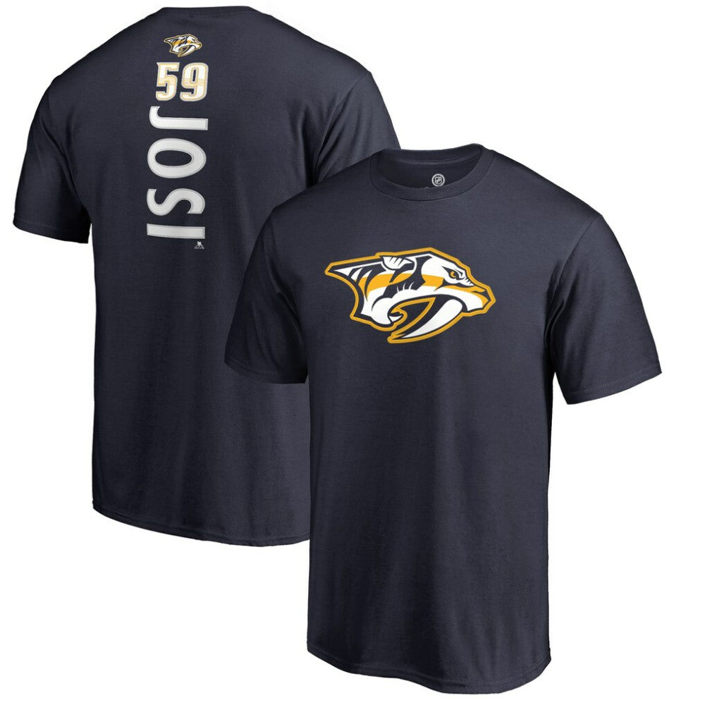 Roman Josi Nashville Predators Backer Name & Number T-Shirt - Navy - NHL 2975570