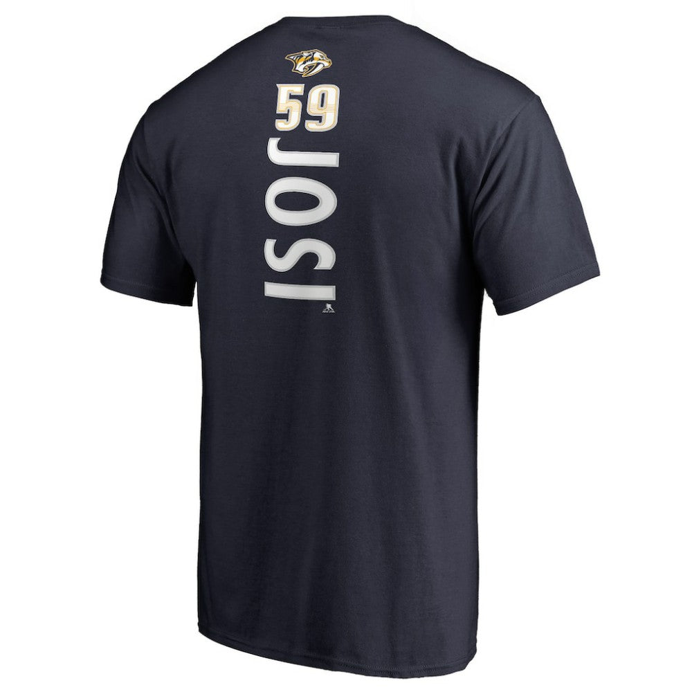 Roman Josi Nashville Predators Backer Name & Number T-Shirt - Navy - NHL 2975570