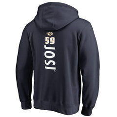 Roman Josi Nashville Predators Backer Name & Number Pullover Hoodie - Navy - NHL 2975572