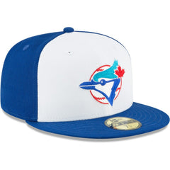 Toronto Blue Jays New Era Cooperstown Collection Wool 59FIFTY Fitted Hat - White - New Era Discount