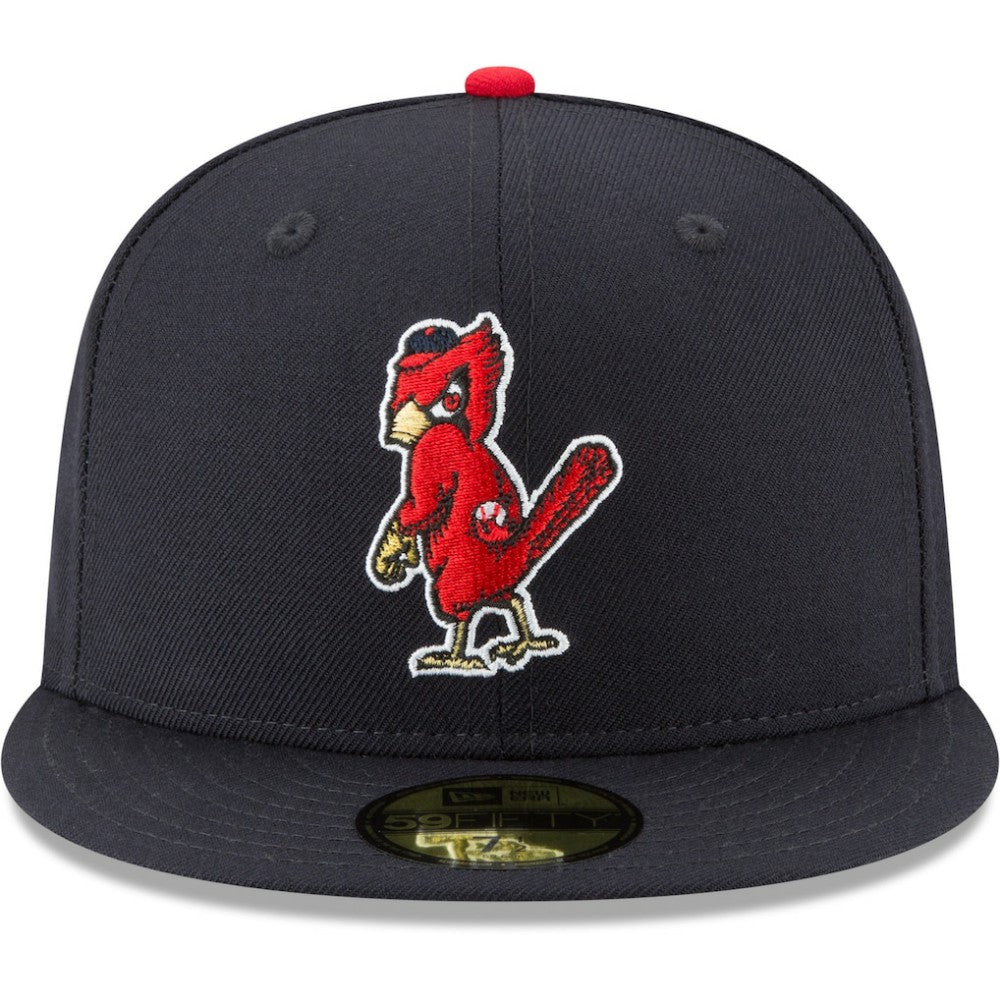 St. Louis Cardinals New Era Cooperstown Collection Wool 59FIFTY Fitted Hat - Navy - New Era Discount