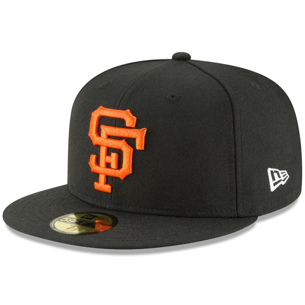 San Francisco Giants New Era Cooperstown Collection Wool 59FIFTY Fitted Hat - Black - New Era Sale