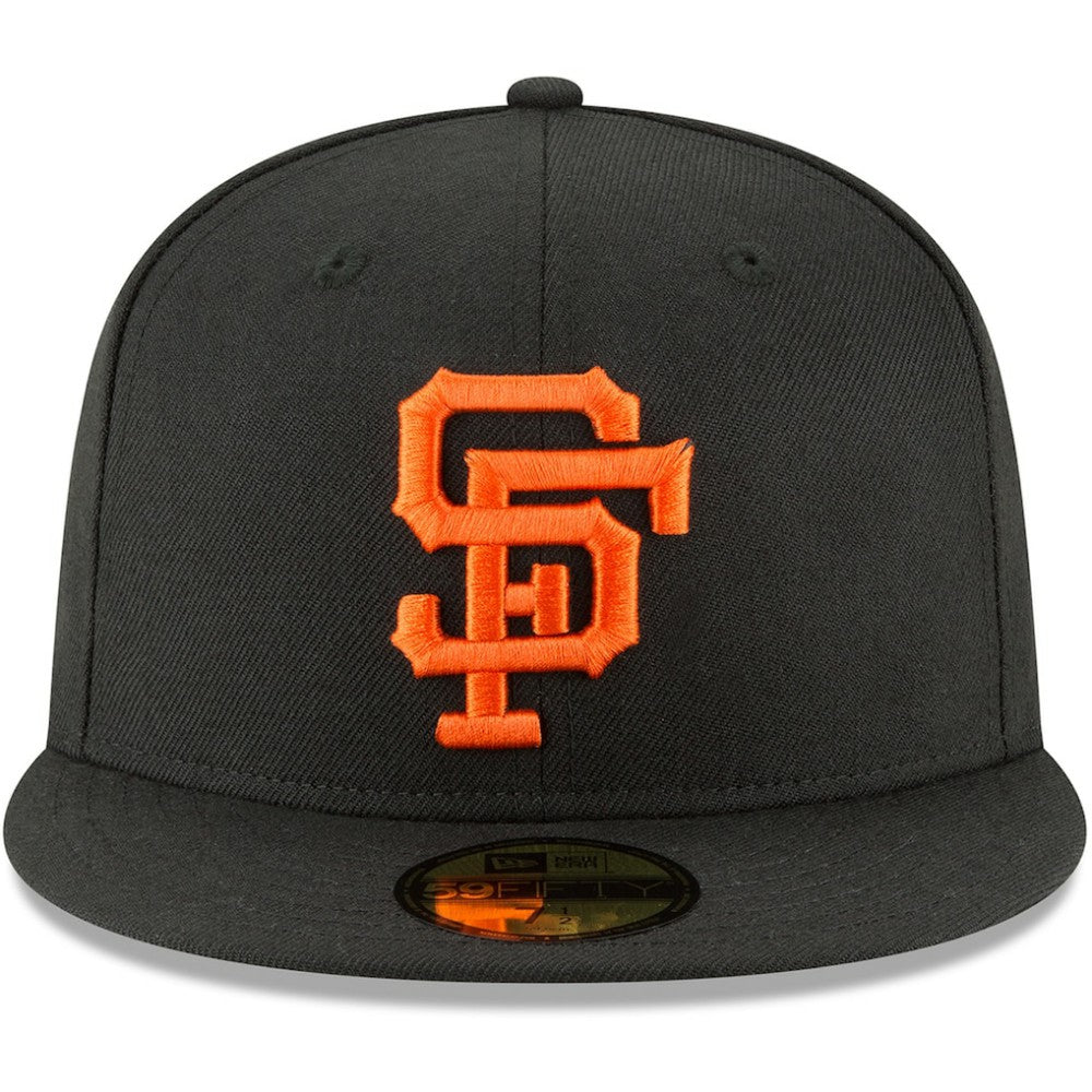 San Francisco Giants New Era Cooperstown Collection Wool 59FIFTY Fitted Hat - Black - New Era Sale