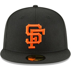 San Francisco Giants New Era Cooperstown Collection Wool 59FIFTY Fitted Hat - Black - New Era Sale