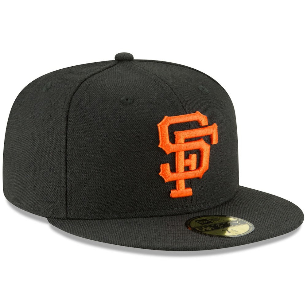 San Francisco Giants New Era Cooperstown Collection Wool 59FIFTY Fitted Hat - Black - New Era Sale