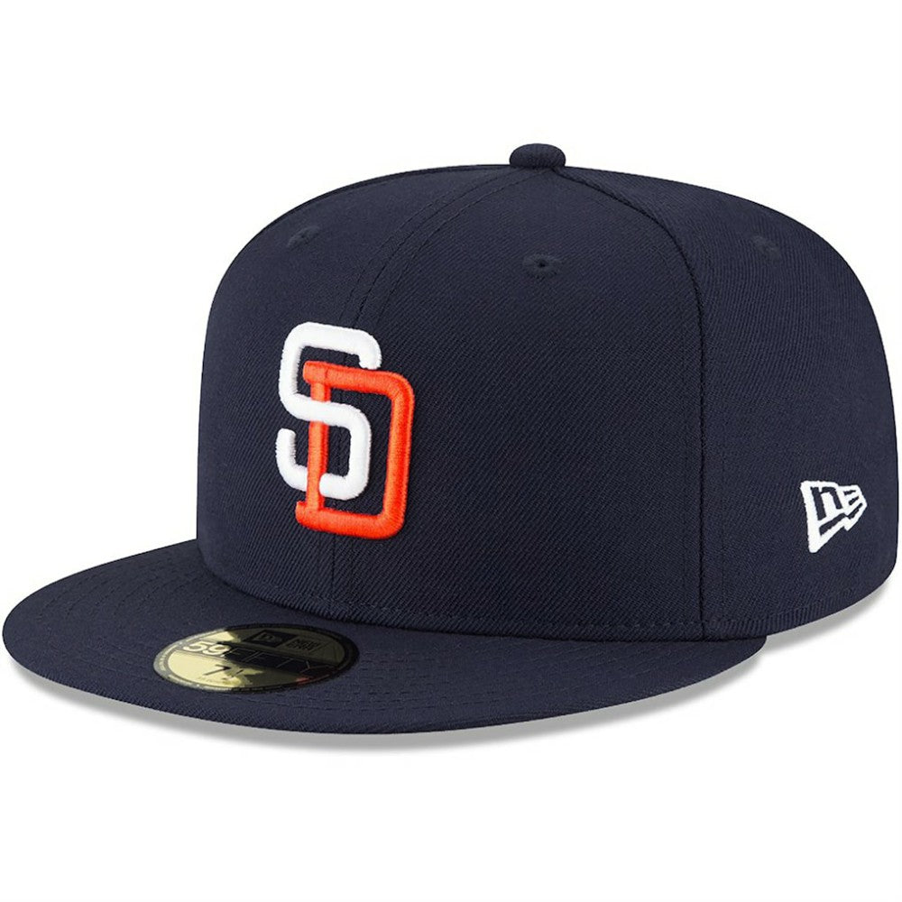San Diego Padres New Era Cooperstown Collection Wool 59FIFTY Fitted Hat - Navy - New Era Online