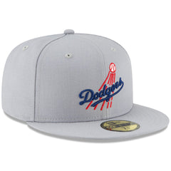 Los Angeles Dodgers New Era Cooperstown Collection Wool 59FIFTY Fitted Hat - Gray - New Era Online
