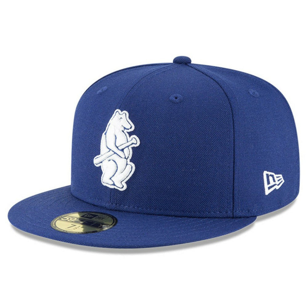 Chicago Cubs New Era Cooperstown Collection Wool 59FIFTY Fitted Hat - Royal - New Era Lifestyle