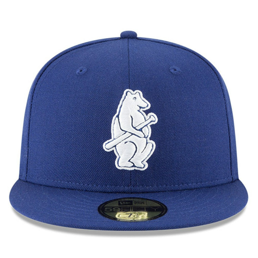 Chicago Cubs New Era Cooperstown Collection Wool 59FIFTY Fitted Hat - Royal - New Era Lifestyle