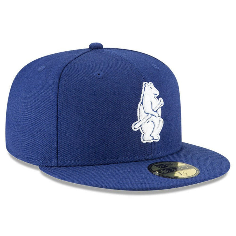 Chicago Cubs New Era Cooperstown Collection Wool 59FIFTY Fitted Hat - Royal - New Era Lifestyle