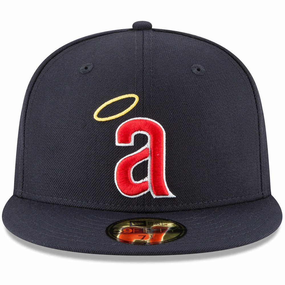 California Angels New Era Cooperstown Collection Wool 59FIFTY Fitted Hat - Navy - New Era Lifestyle