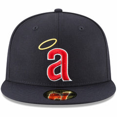 California Angels New Era Cooperstown Collection Wool 59FIFTY Fitted Hat - Navy - New Era Lifestyle