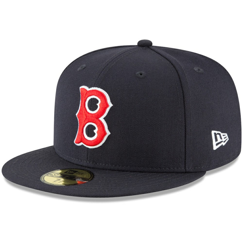Boston Red Sox New Era Cooperstown Collection Wool 59FIFTY Fitted Hat - Navy - New Era Online