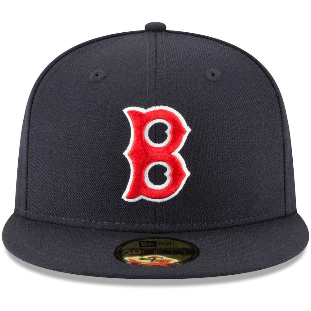 Boston Red Sox New Era Cooperstown Collection Wool 59FIFTY Fitted Hat - Navy - New Era Online