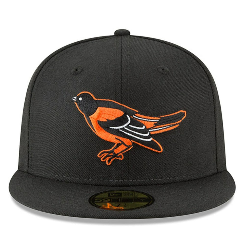 Baltimore Orioles New Era Cooperstown Collection Wool 59FIFTY Fitted Hat - Black - New Era Lifestyle