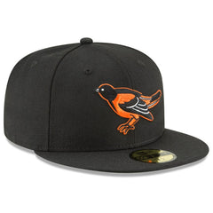 Baltimore Orioles New Era Cooperstown Collection Wool 59FIFTY Fitted Hat - Black - New Era Lifestyle