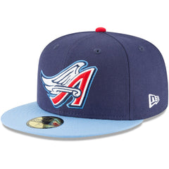 California Angels New Era Cooperstown Collection Wool 59FIFTY Fitted Hat - Navy - New Era Sale