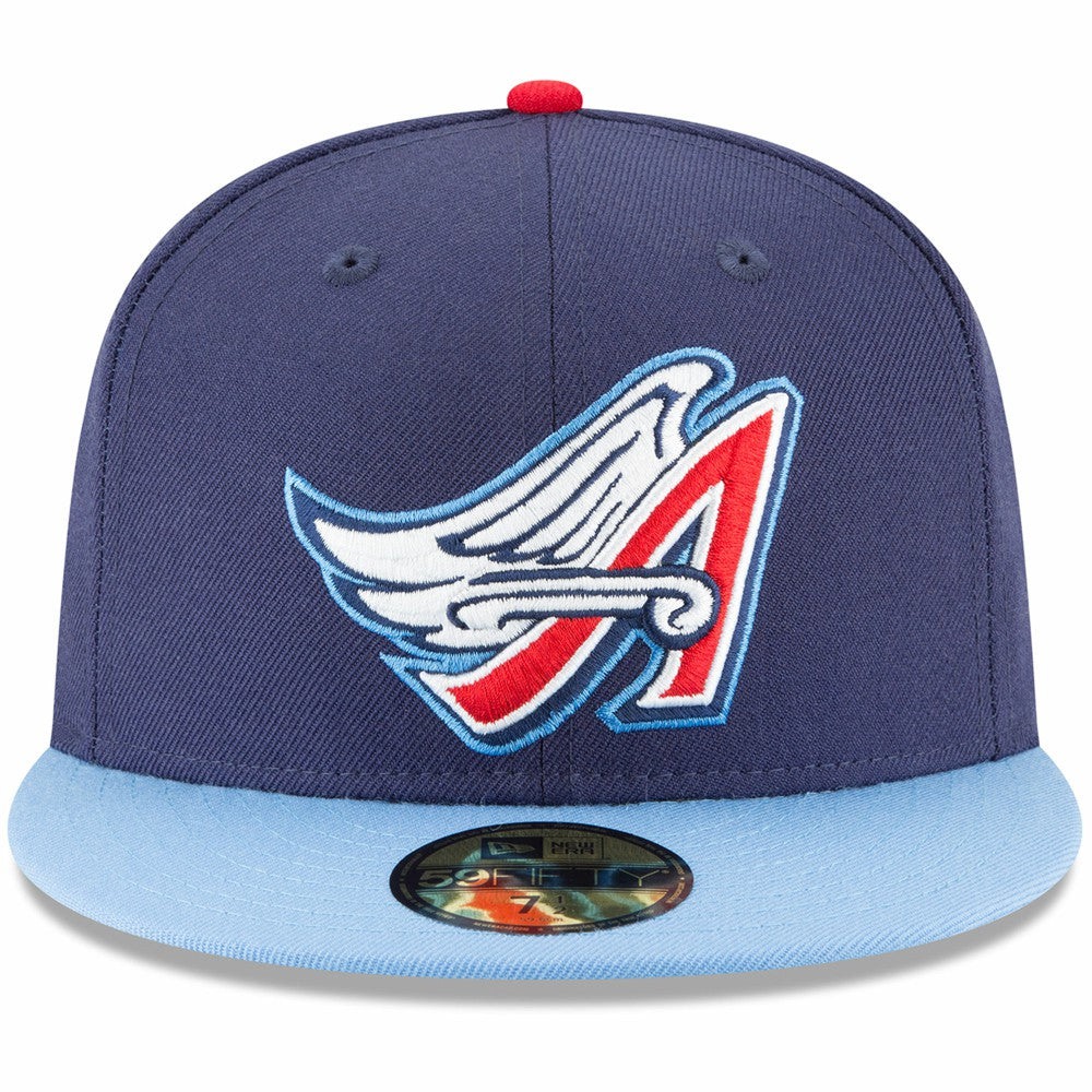 California Angels New Era Cooperstown Collection Wool 59FIFTY Fitted Hat - Navy - New Era Sale