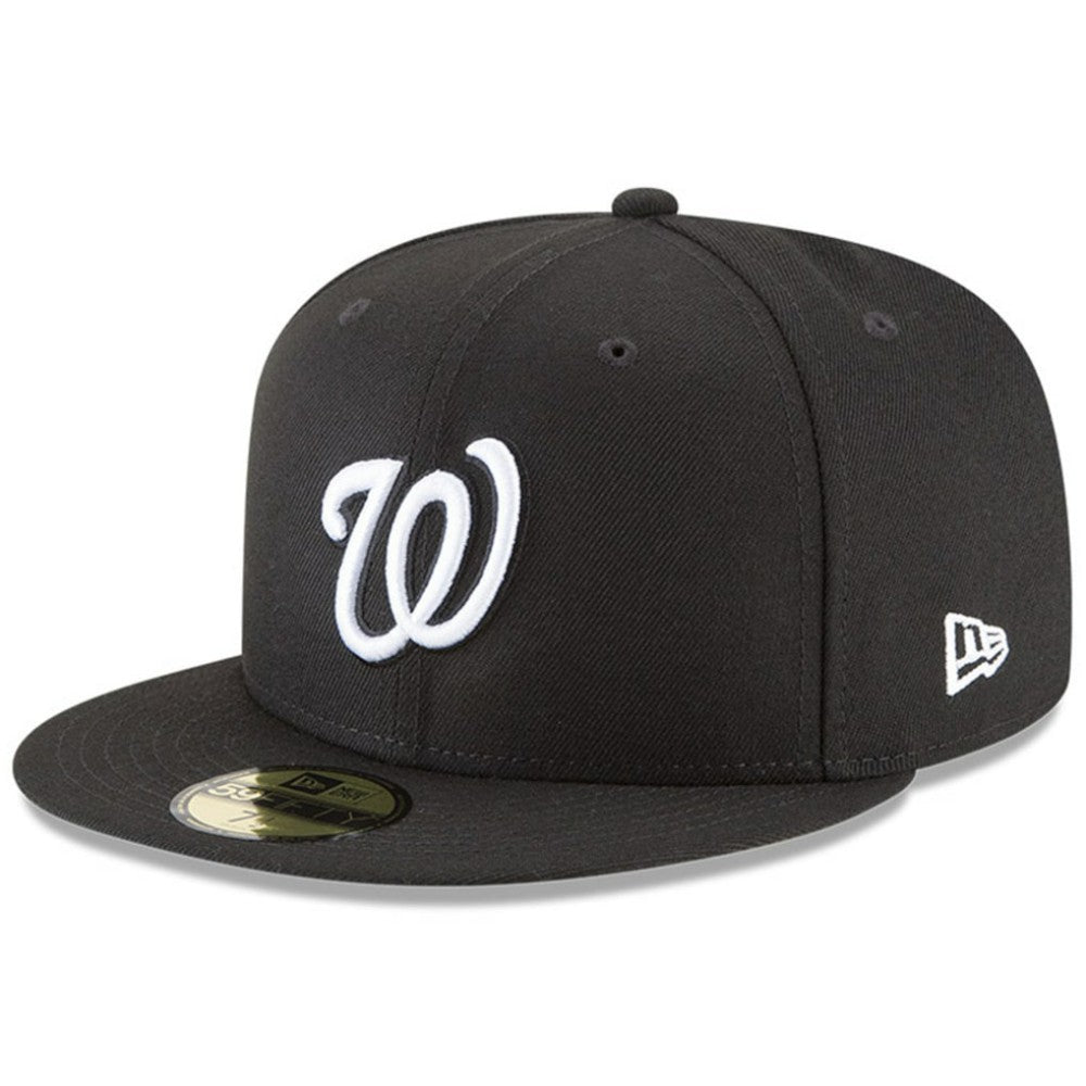 Washington Nationals New Era 59FIFTY Fitted Hat - Black - New Era Lifestyle