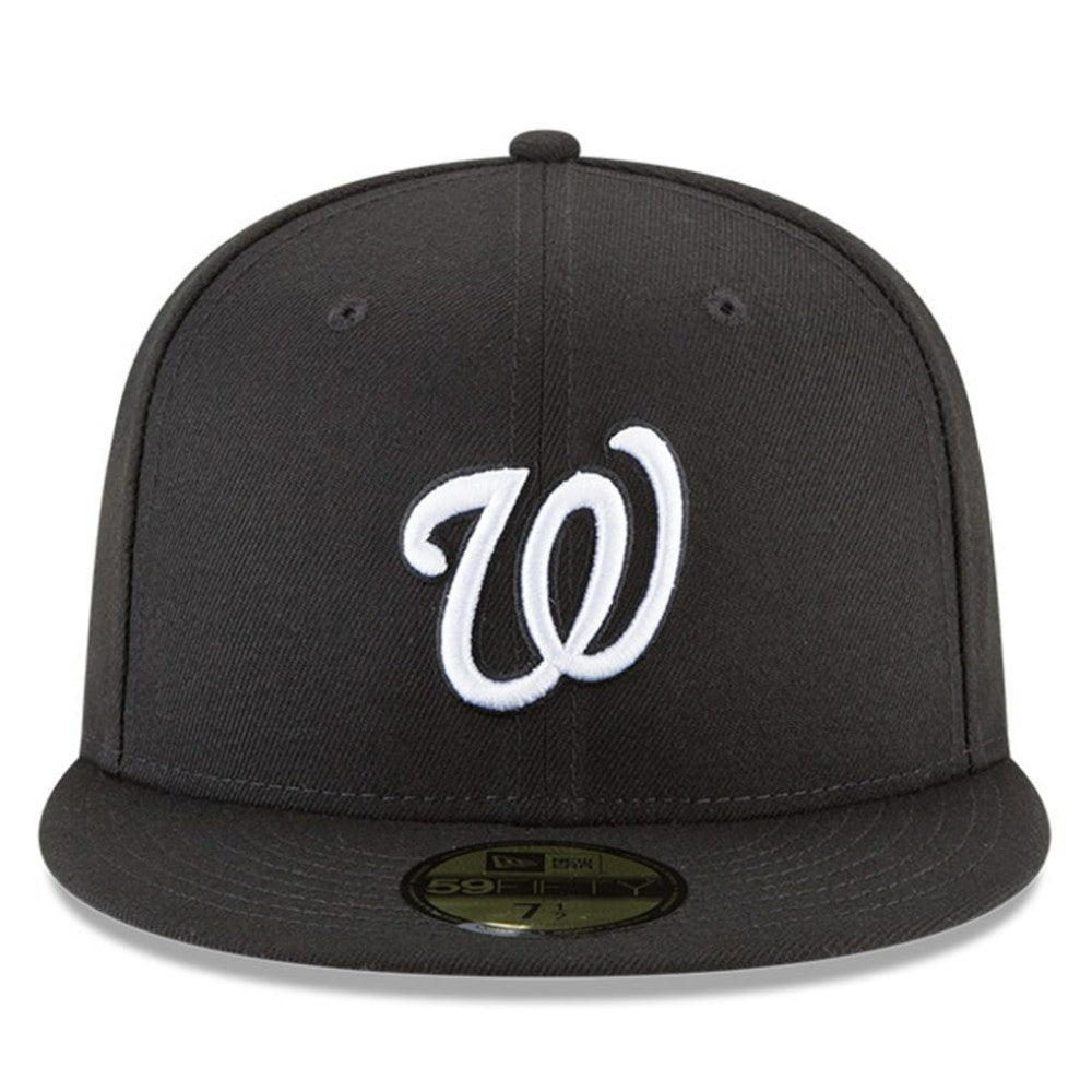 Washington Nationals New Era 59FIFTY Fitted Hat - Black - New Era Lifestyle