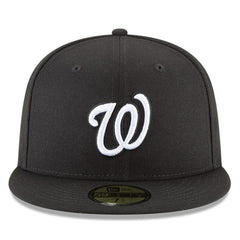 Washington Nationals New Era 59FIFTY Fitted Hat - Black - New Era Lifestyle