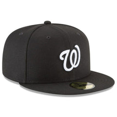 Washington Nationals New Era 59FIFTY Fitted Hat - Black - New Era Lifestyle