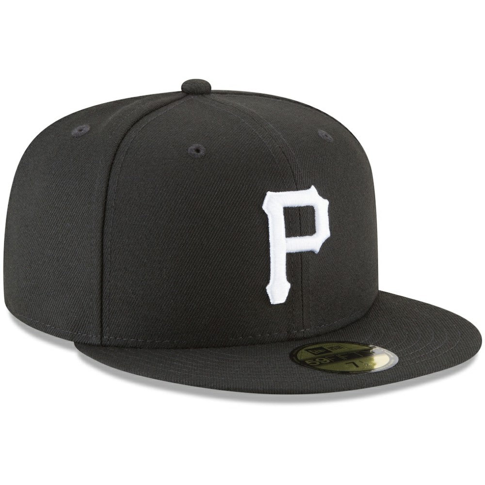 Pittsburgh Pirates New Era 59FIFTY Fitted Hat - Black - New Era Sale