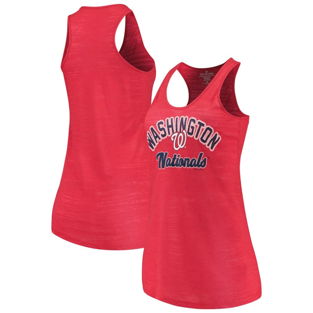 Washington Nationals Soft as a Grape Women's Multicount Racerback Tank Top - Red - MLB Lifestyle