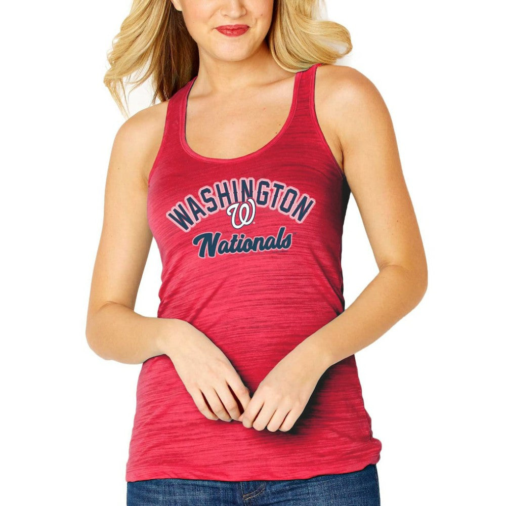 Washington Nationals Soft as a Grape Women's Multicount Racerback Tank Top - Red - MLB Lifestyle