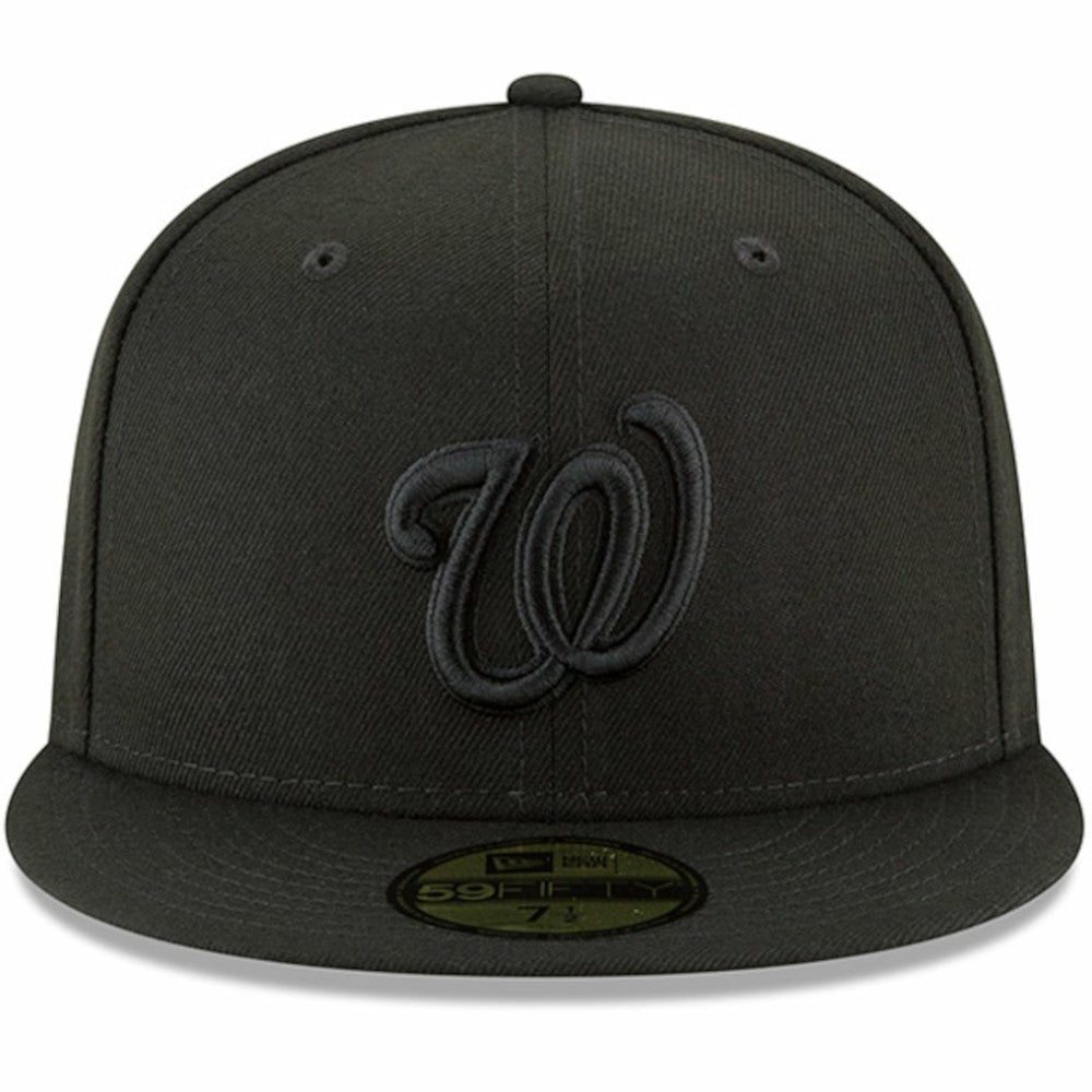 Washington Nationals New Era Primary Logo Basic 59FIFTY Fitted Hat - Black - New Era on Sale