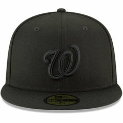 Washington Nationals New Era Primary Logo Basic 59FIFTY Fitted Hat - Black - New Era on Sale