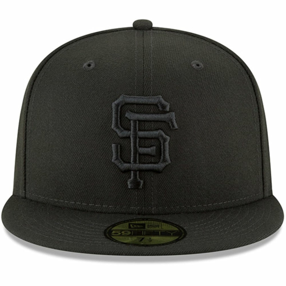 San Francisco Giants New Era Primary Logo Basic 59FIFTY Fitted Hat - Black - New Era Lifestyle