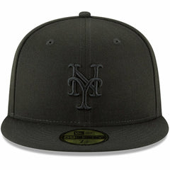 New York Mets New Era Primary Logo Basic 59FIFTY Fitted Hat - Black - New Era on Sale