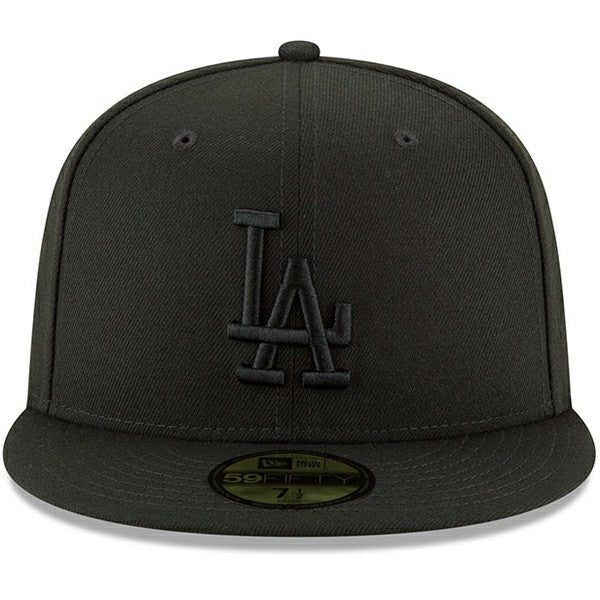 Los Angeles Dodgers New Era Primary Logo Basic 59FIFTY Fitted Hat - Black - New Era Lifestyle