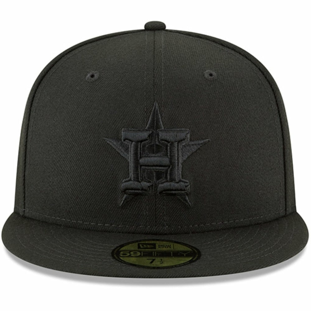 Houston Astros New Era Primary Logo Basic 59FIFTY Fitted Hat - Black - New Era Lifestyle