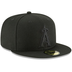 Los Angeles Angels New Era Primary Logo Basic 59FIFTY Fitted Hat - Black - New Era Sale