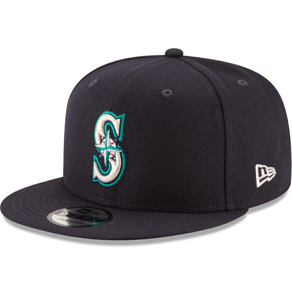 Seattle Mariners New Era Team Color 9FIFTY Snapback Hat - Navy - New Era Online