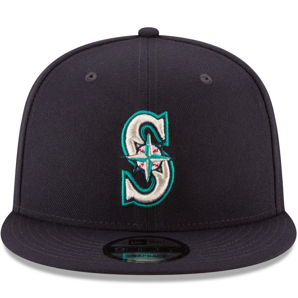Seattle Mariners New Era Team Color 9FIFTY Snapback Hat - Navy - New Era Online