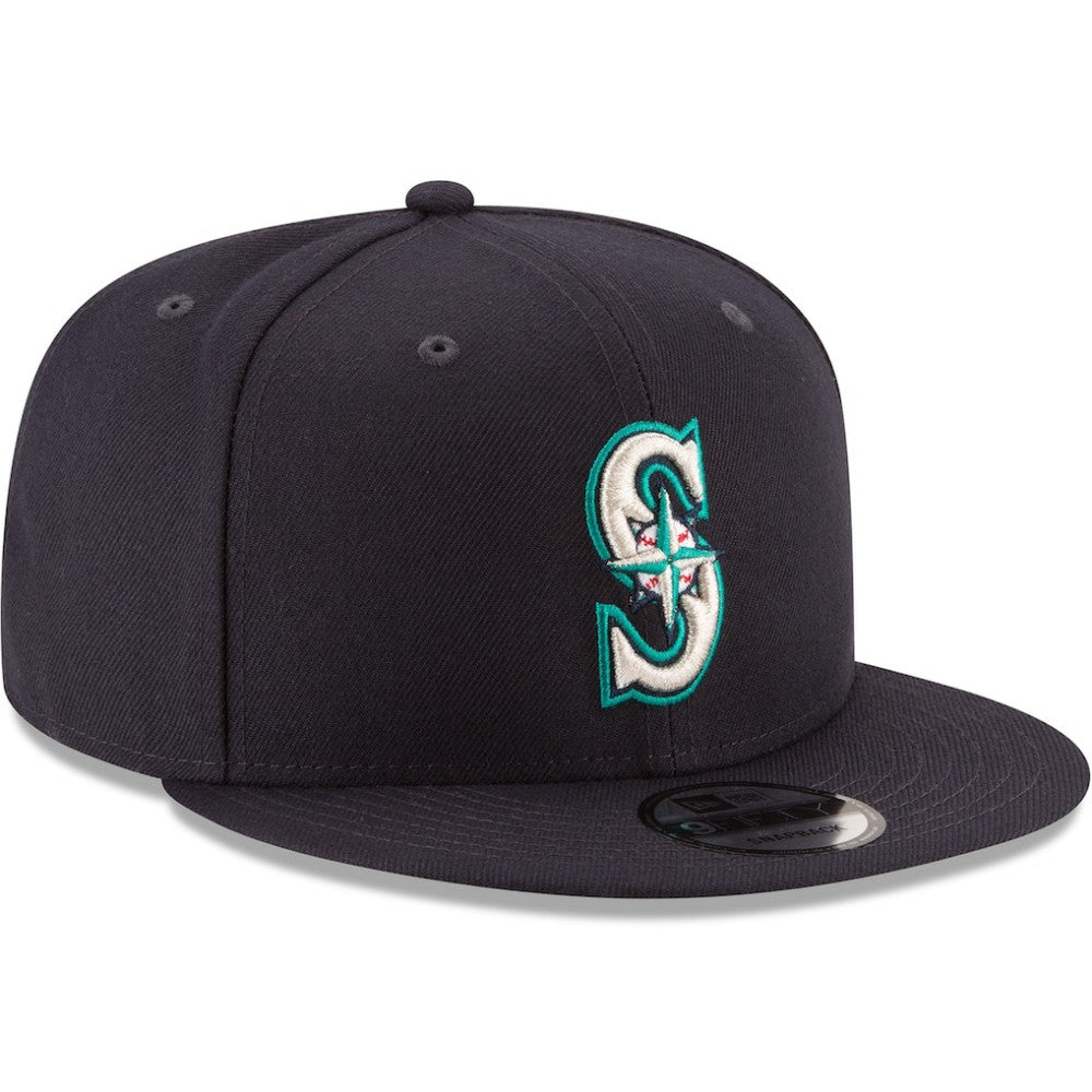 Seattle Mariners New Era Team Color 9FIFTY Snapback Hat - Navy - New Era Online