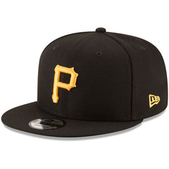 Pittsburgh Pirates New Era Team Color 9FIFTY Snapback Hat - Black - New Era on Sale