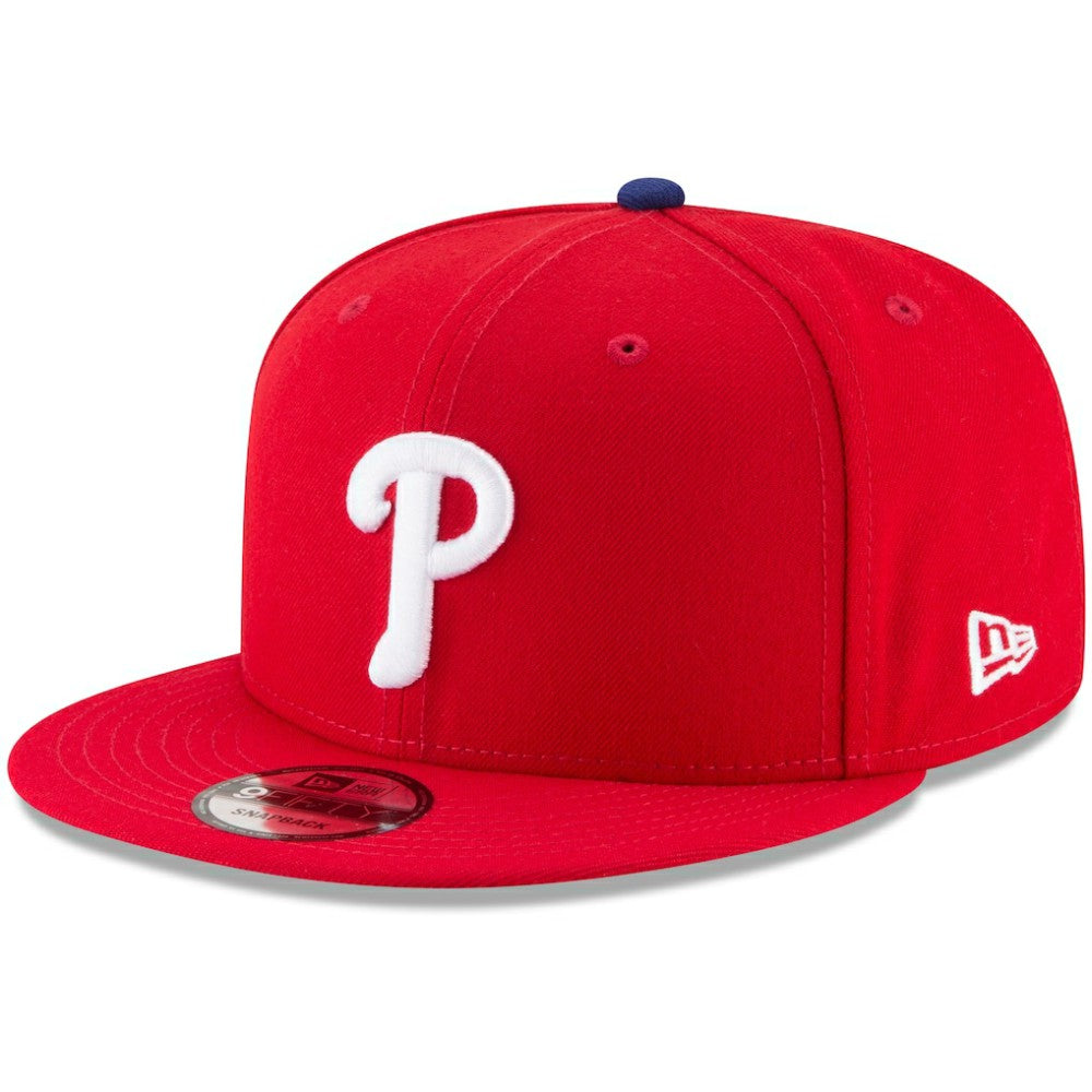 Philadelphia Phillies New Era Team Color 9FIFTY Snapback Hat - Red - New Era Lifestyle