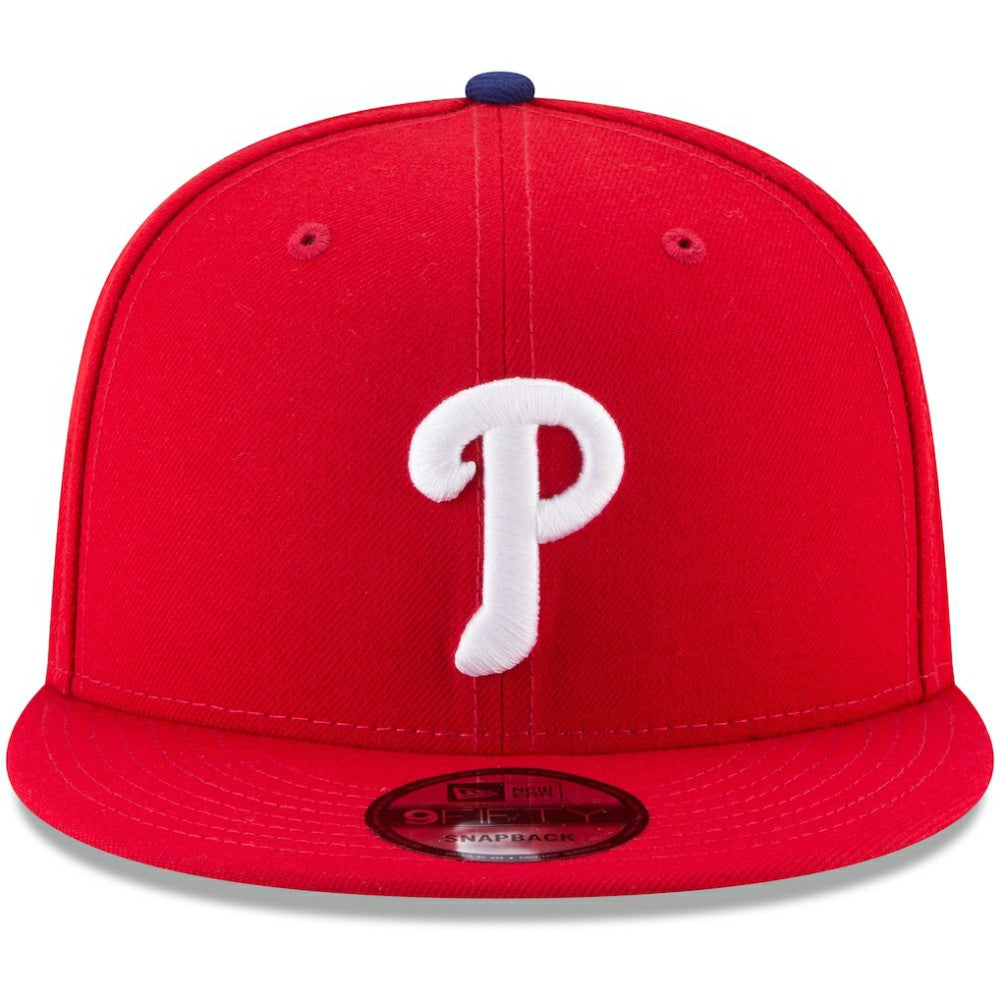 Philadelphia Phillies New Era Team Color 9FIFTY Snapback Hat - Red - New Era Lifestyle