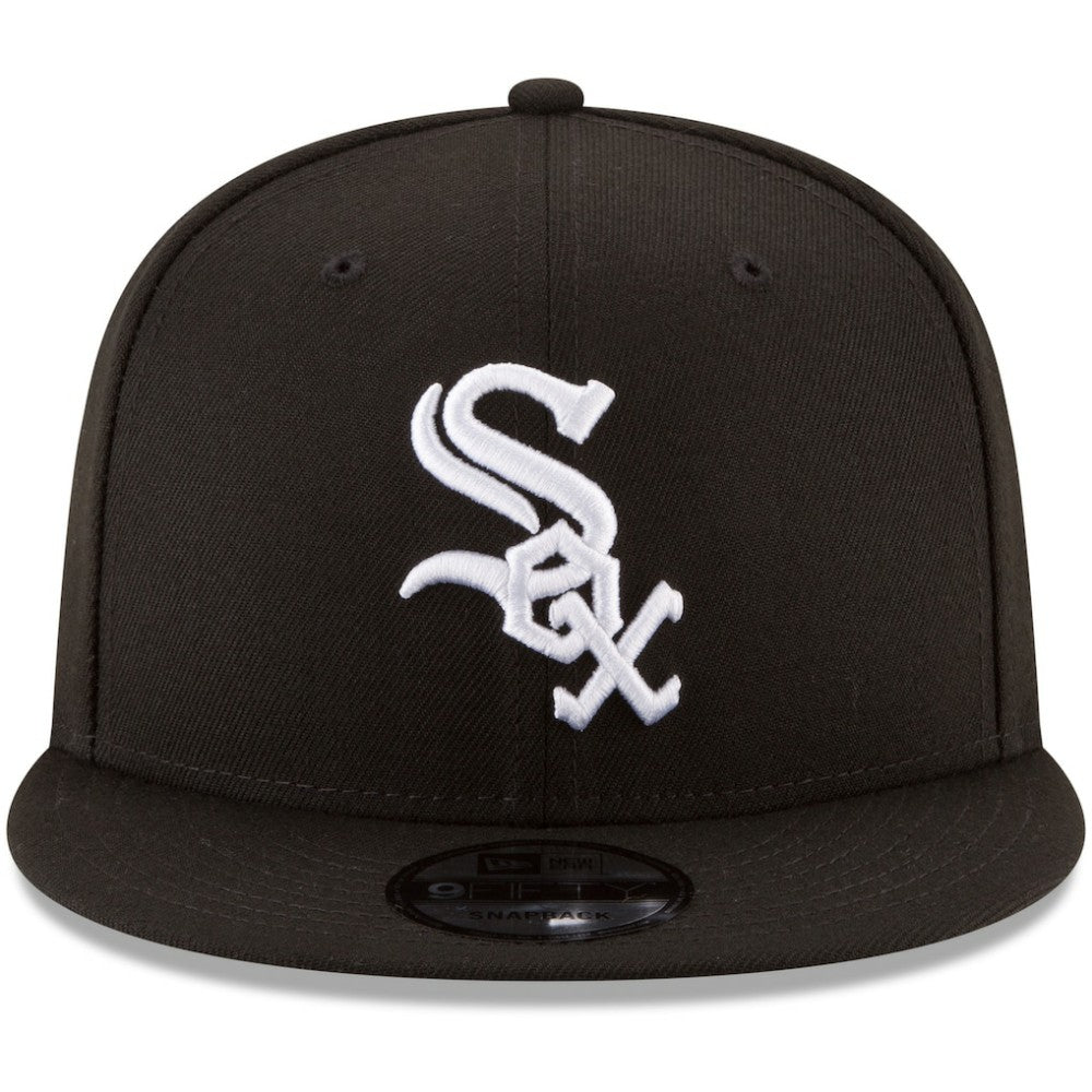 Chicago White Sox New Era Team Color 9FIFTY Snapback Hat - Black - New Era Lifestyle