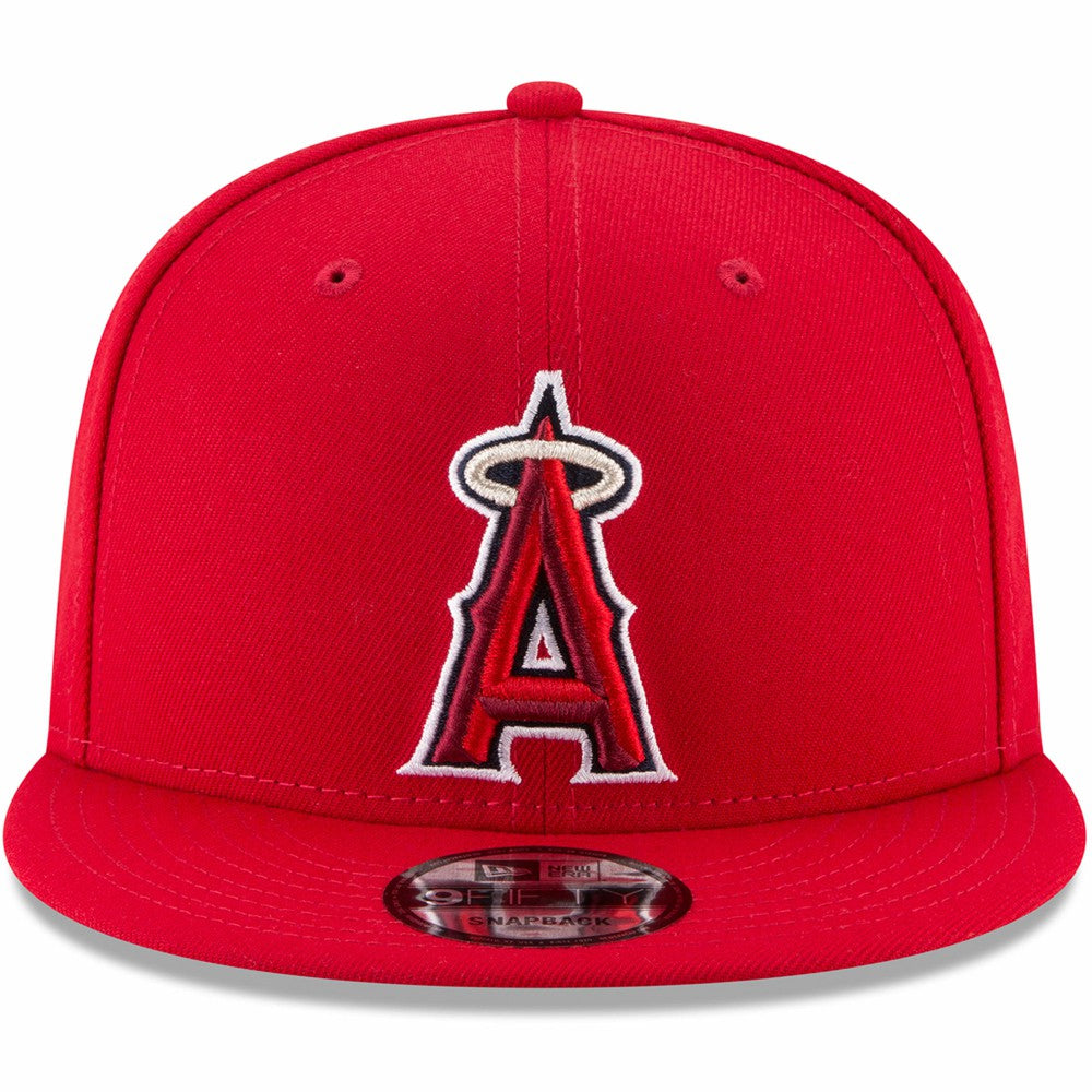 Los Angeles Angels New Era Team Color 9FIFTY Snapback Hat - Red - New Era Lifestyle