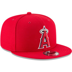 Los Angeles Angels New Era Team Color 9FIFTY Snapback Hat - Red - New Era Lifestyle