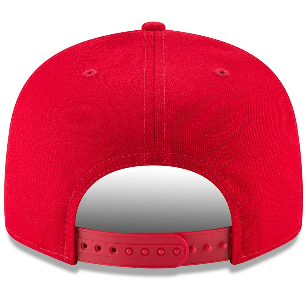 Los Angeles Angels New Era Team Color 9FIFTY Snapback Hat - Red - New Era Lifestyle