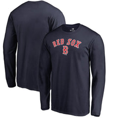 Boston Red Sox Cooperstown Collection Wahconah Long Sleeve T-Shirt - Navy - MLB Sale
