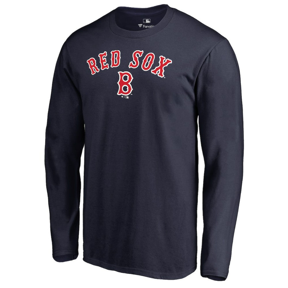 Boston Red Sox Cooperstown Collection Wahconah Long Sleeve T-Shirt - Navy - MLB Sale